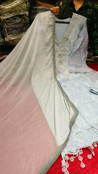 Pakistani readymade offer 1 - powder blue, Xl