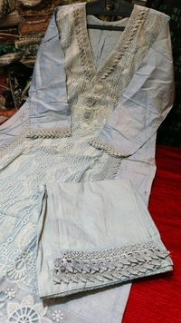 Pakistani readymade offer 1 - powder blue, Xl