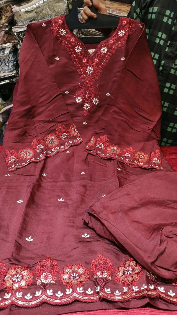 Pakistani readymade offer 1 - maroon, Xl