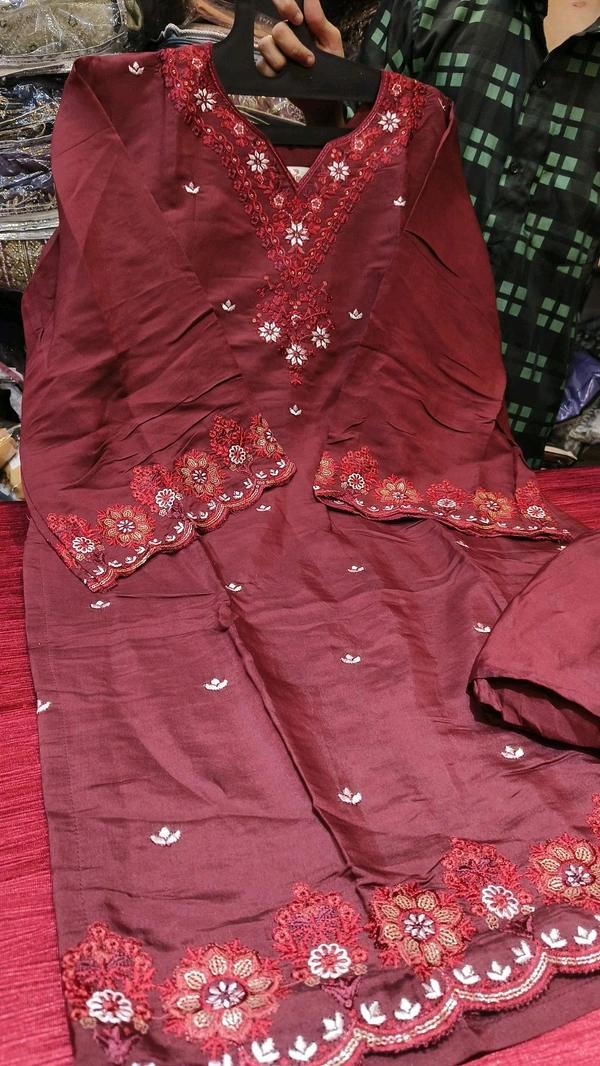 Pakistani readymade offer 1 - maroon, Xl