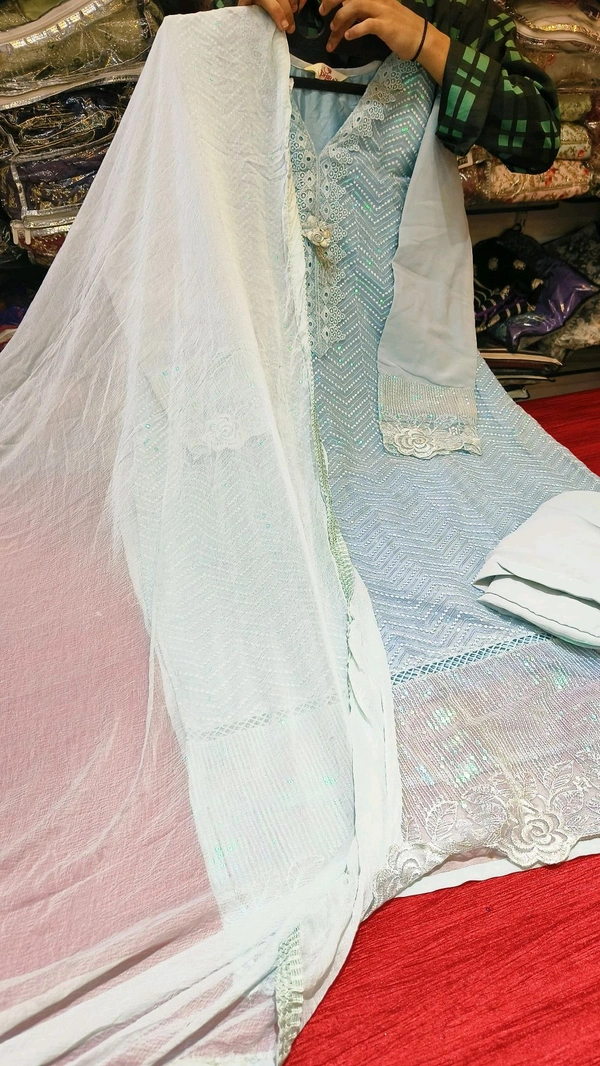 Pakistani readymade offer 1 - powder blue, Xxl