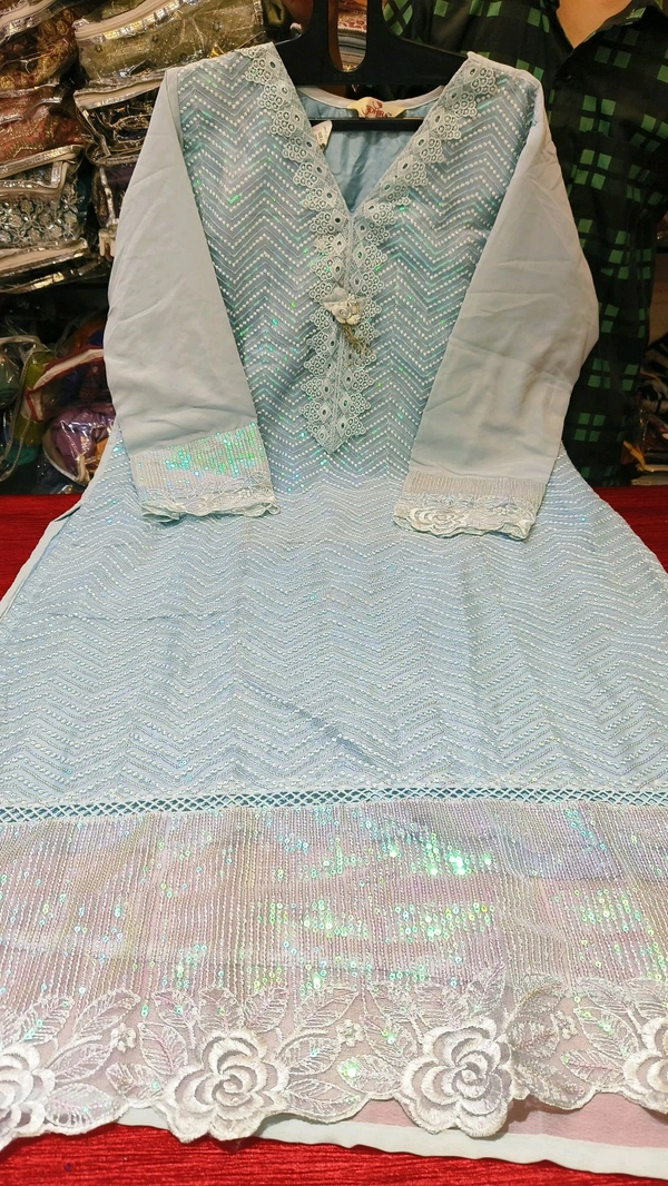 Pakistani readymade offer 1 - powder blue, Xxl