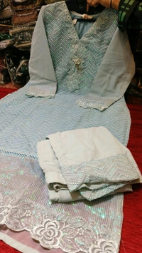 Pakistani readymade offer 1 - powder blue, Xxl