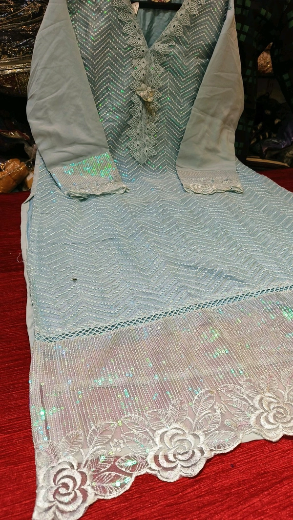 Pakistani readymade offer 1 - powder blue, Xxl