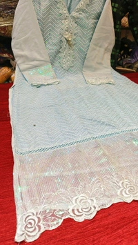 Pakistani readymade offer 1 - powder blue, Xxl