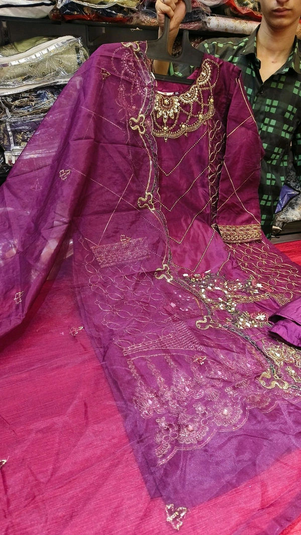  Pakistani readymade offer 1 - wine, Xxl
