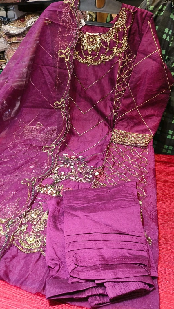  Pakistani readymade offer 1 - wine, Xxl