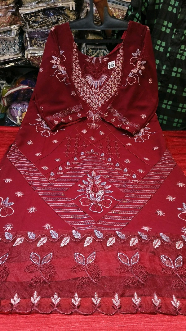Pakistani readymade offer 1  - maroon, Xl