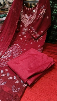 Pakistani readymade offer 1  - maroon, Xl