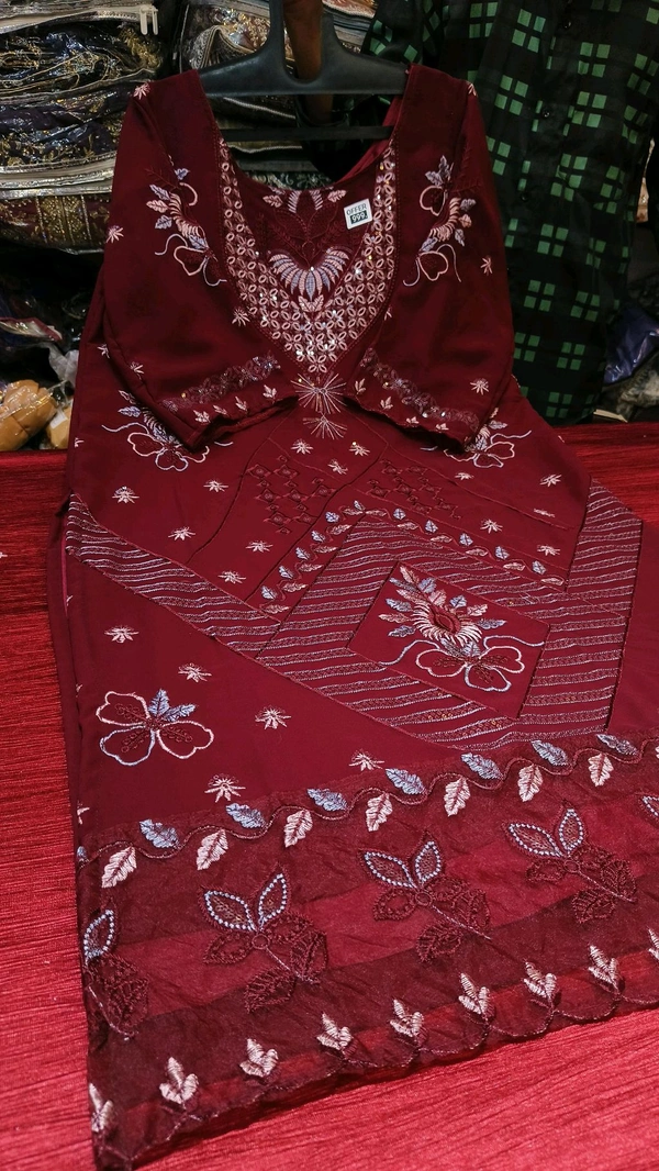 Pakistani readymade offer 1  - maroon, Xl