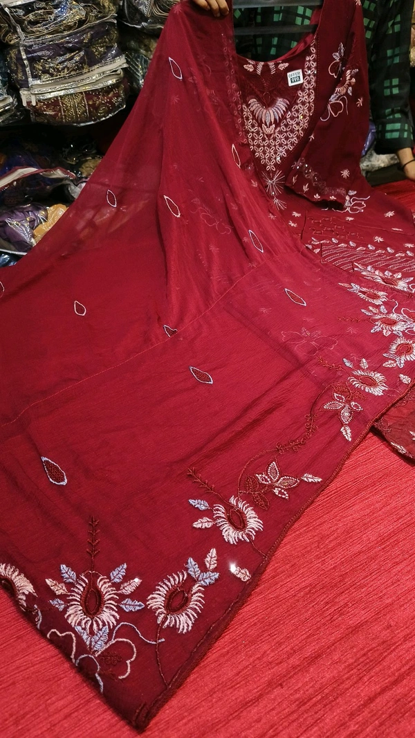 Pakistani readymade offer 1  - maroon, Xl