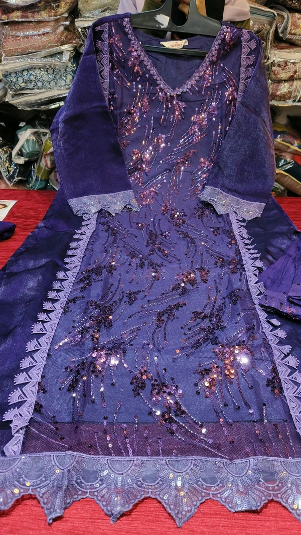 Pakistani readymade offer 1 - Purple, Xl