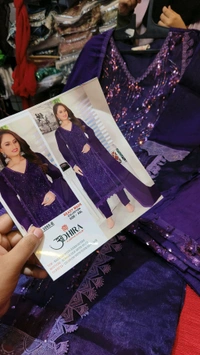 Pakistani readymade offer 1 - Purple, Xl
