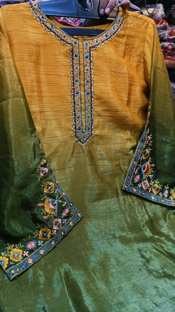 Pakistani readymade offer 1 - omber green, Xl