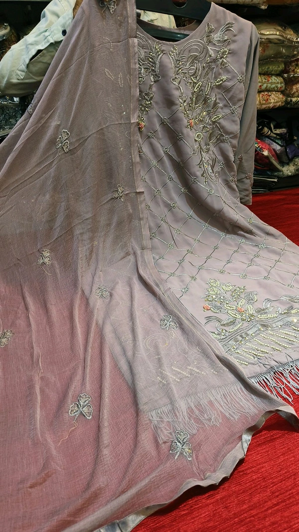 Pakistani readymade offer 1 - dusty purple, Xxl