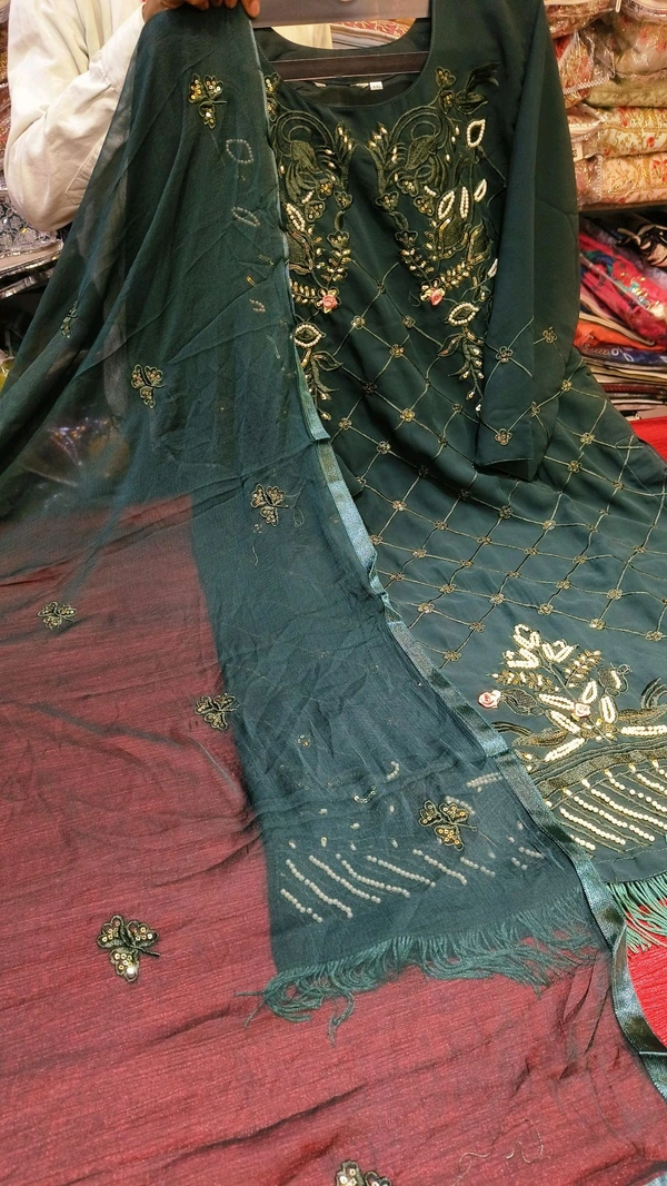  Pakistani readymade offer 1 - dark green, Xxl