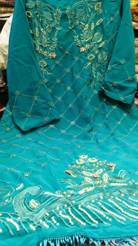 Pakistani readymade offer 1 - rama green, Xl