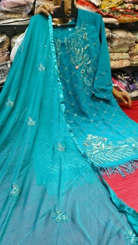 Pakistani readymade offer 1 - rama green, Xl
