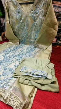 Pakistani readymade offer 1 - pista green, Xl