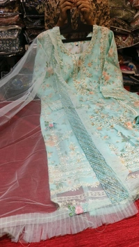 Pakistani readymade offer 1 - coral green, Xxl