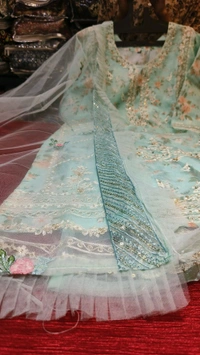 Pakistani readymade offer 1 - coral green, Xxl