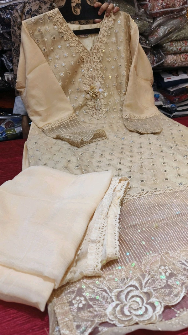  Pakistani readymade offer 1 - cream, Xxl