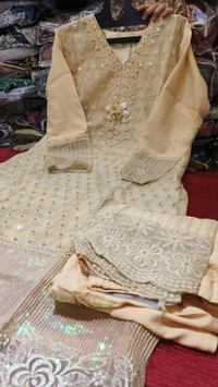  Pakistani readymade offer 1 - cream, Xxl