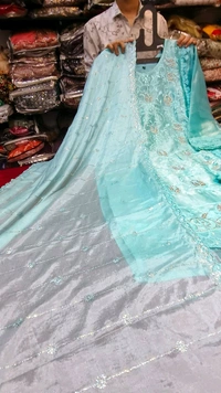 Pakistani suit - Xxl, sky blue