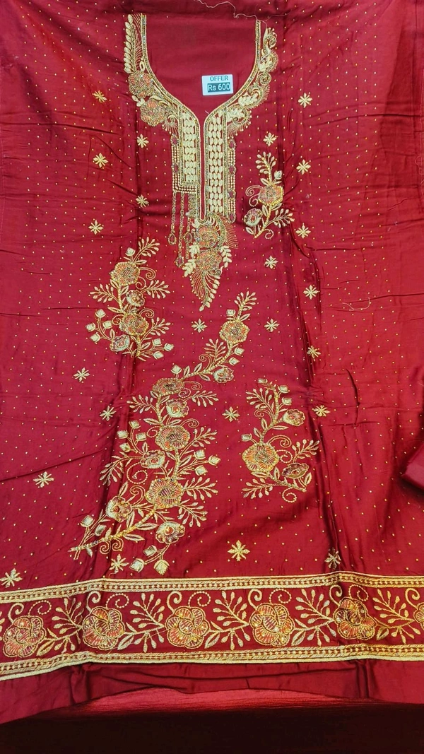zari work suit