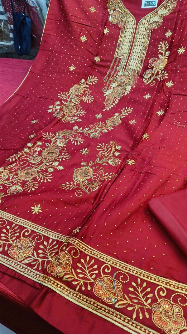 zari work suit