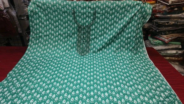 jaipuri cotton only top and dupatta no bottom