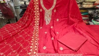 materials zari work fancy suits