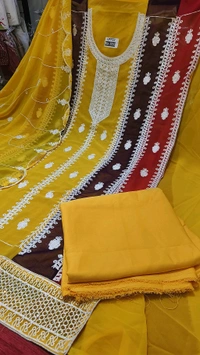  materials zari work fancy suits