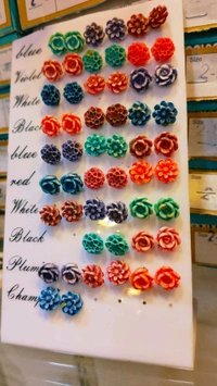 Earings Rose Tops