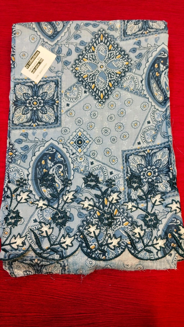  jaipuri cotton  - Blue