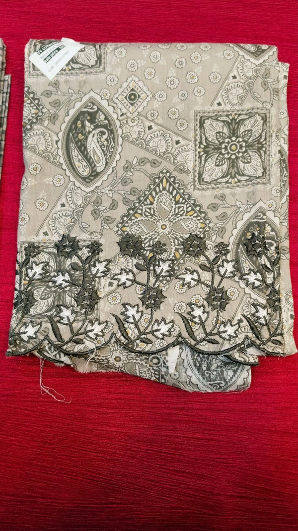  jaipuri cotton  - Gray