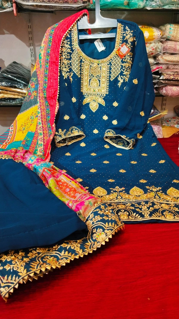 Rajwadi Garara - Free Size