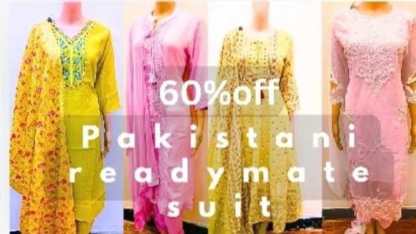 PAKISTANI SUITS 60% OFF