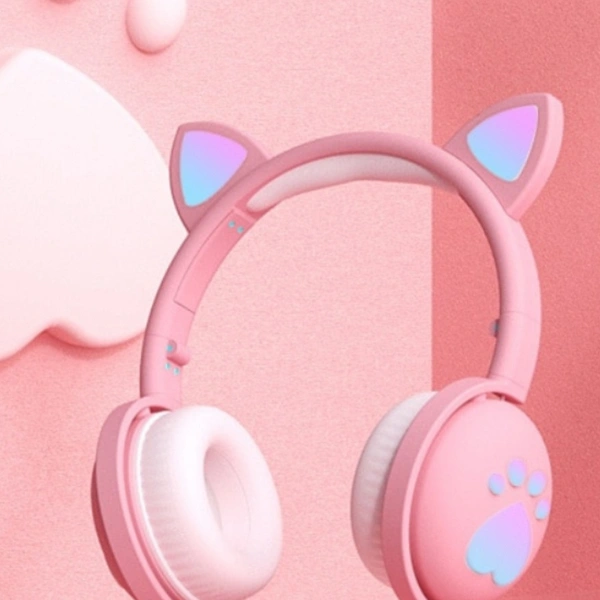 Bluetooth Kawaii Cat Ear Headphone-in Sale