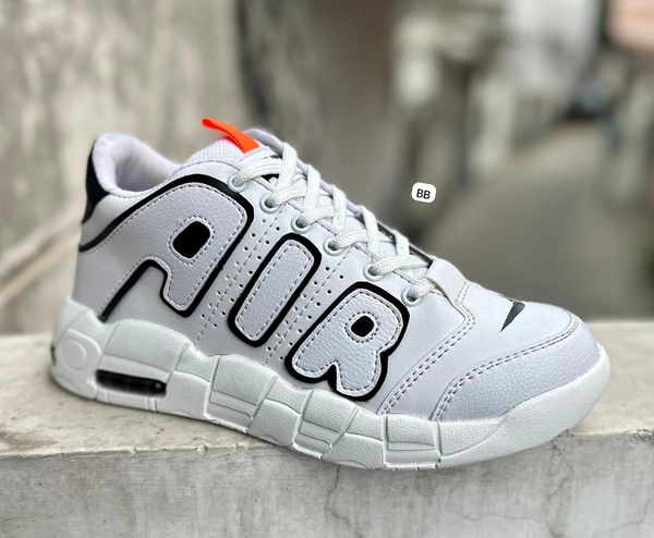 Nike AIR Shoes  - 7, White+Black stripes