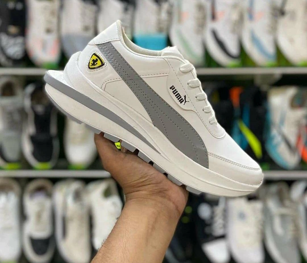 Puma X Ferrari Shoes - Black+White, 6