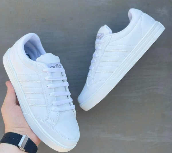 Adidas Casual Sneakers, Limited Time Offer  - White, 9