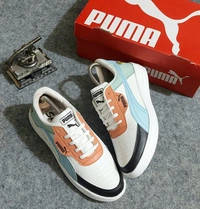 Puma X Ferrari Casual Sneakers, Limited Time Offer  - Blue+Black, 6