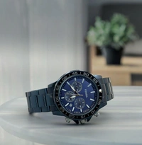 Fossil - Bannon Multifunction Blue Stainless Steel Watch