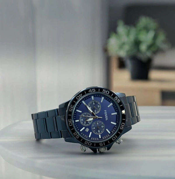 Fossil - Bannon Multifunction Blue Stainless Steel Watch