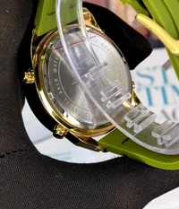 Fossil Originals - The Commuter Analog Meter Timing - Fun Green