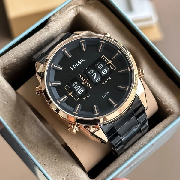 Fossil Drum Roller Metal Strap Editing 
