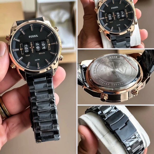 Fossil Drum Roller Metal Strap Editing 