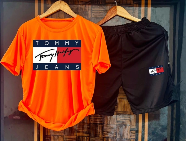 Tommy Hilfiger Pairs - High Quality Fabric  - Blaze Orange, XXL