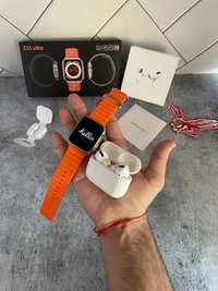 Z55 Ultra Smartwatch + Airpods Pro Combo - Orange